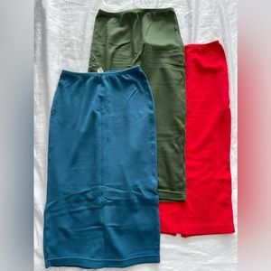 American apparel - jersey midi skirts